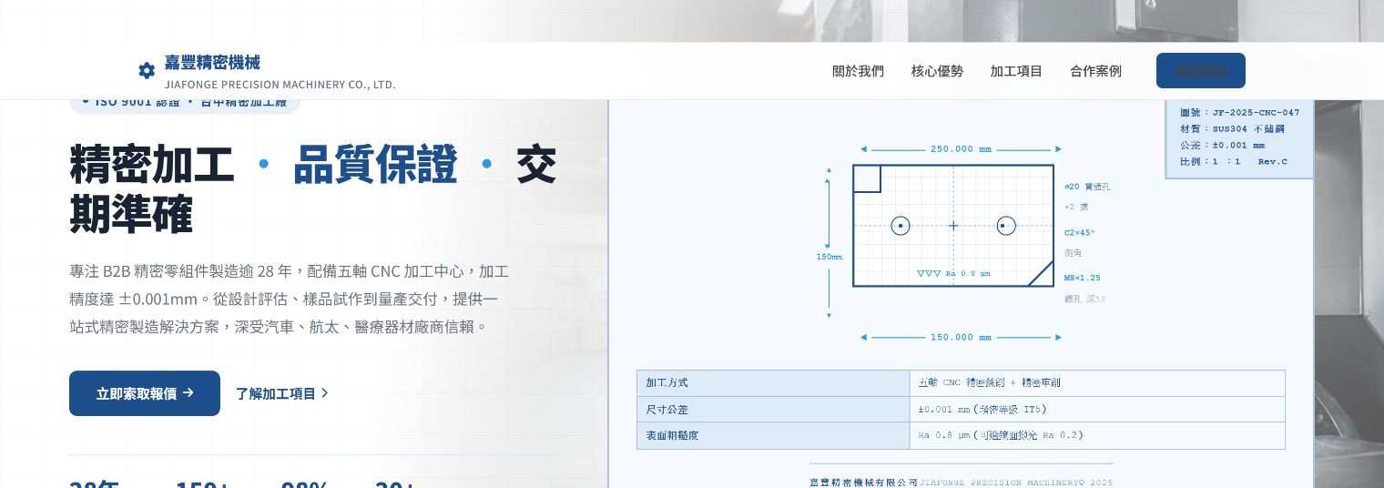 factory-a 白色簡約版型預覽