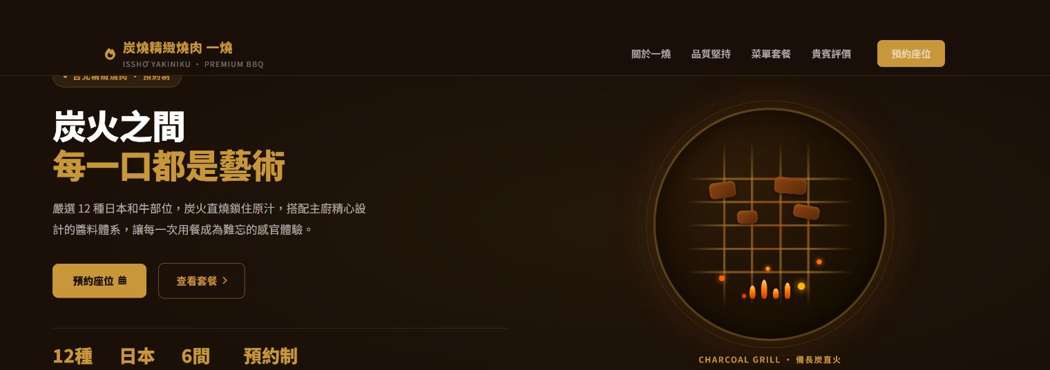 restaurant-b 深色專業版型預覽